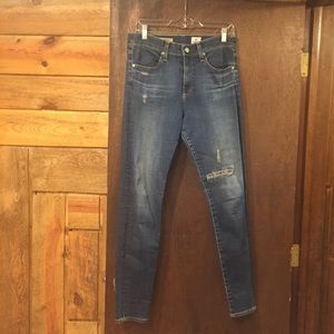 AG Farrah Skinny denim high rise jean size 30